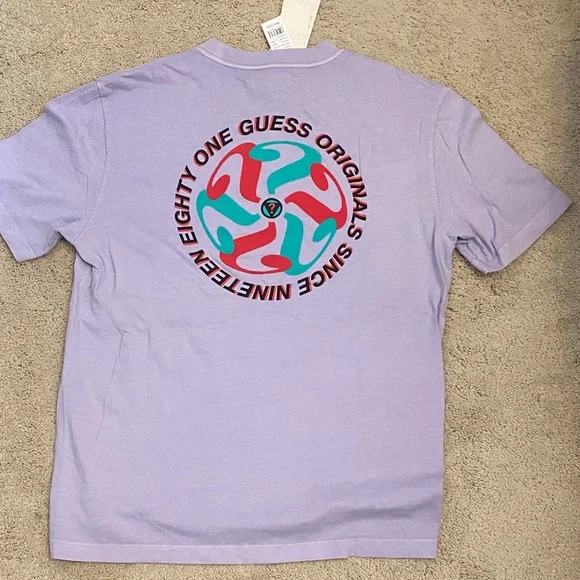 GUESS Lavender Short Sleeve Tee - Picture 3 of 3